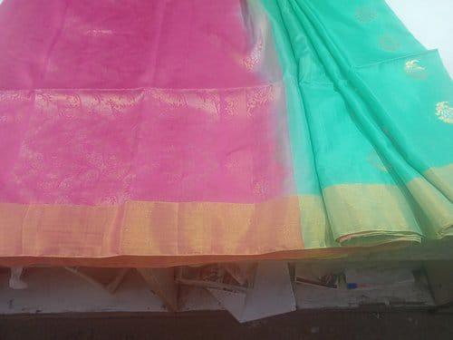 SOFT SILK SAREE WITH BLOUSE